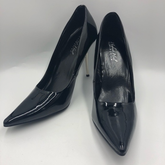 Highest Heel Collection Women's Black Patent Pump - Picture 3 of 9